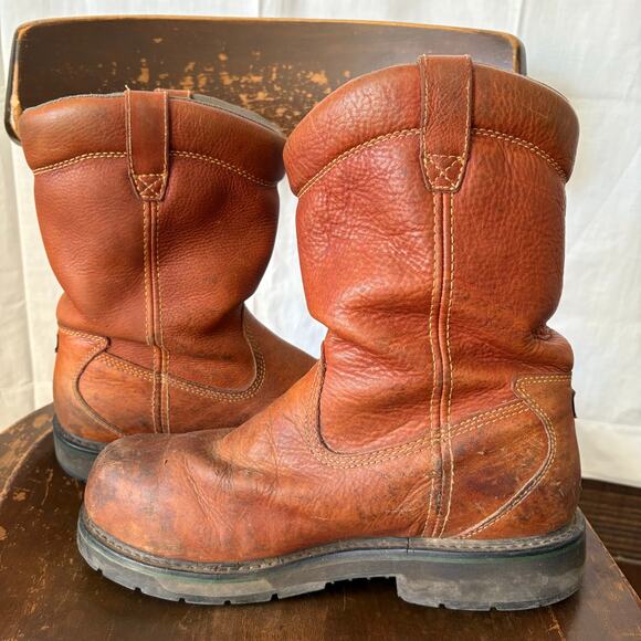 Hytest Footrests Wellington Pull On Safety Toe Boots K25181 Size 10.5D - Picture 2 of 7